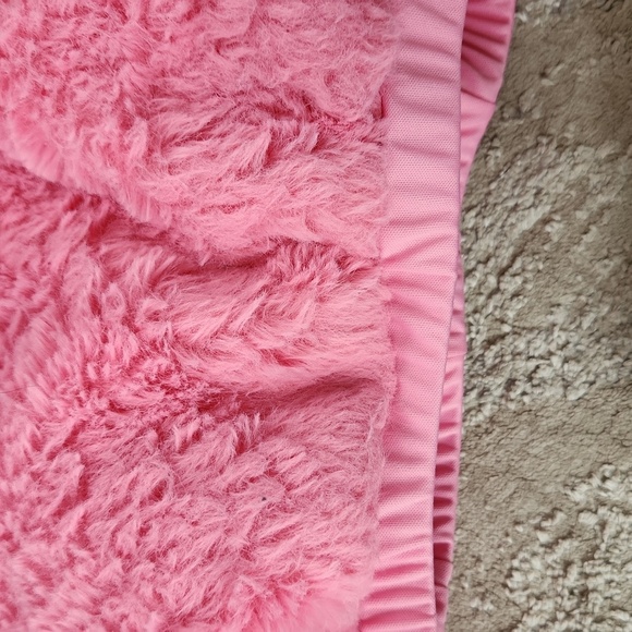 Pink Fuzzy Pig Hoodie, size 6-12 months - Picture 5 of 7